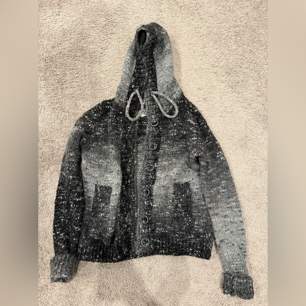 Superdry Hooded Knit Cardigan Large